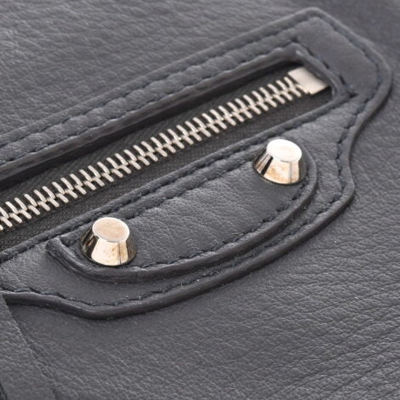 BALENCIAGA Paper Triple XS Grey Calf Shoulder Bag - Picture 8 of 12